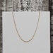 18.15" 14K Thin Curb Link Necklace