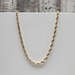 21.75" 14K Solid Rope Chain Necklace