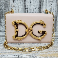 Dolce and Gabbana Dg Girl Mini Pink Nappa Leather