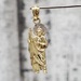 14K San Judas Tadeo Religious Pendant