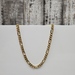 20.25" 14K Solid Figaro Link Necklace