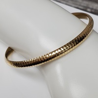 14K Fancy Bangle Bracelet