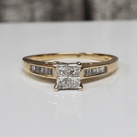 14K Diamond Ring