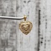 14K Diamond Heart Pendant