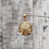 10K Soccer Ball Pendant