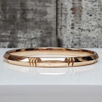 $9000 18K Tiffany & Co. Atlas Bangle in Rose Gold Bangle Bracelet