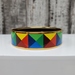 Hermes Enamel Bangle Pyramid Design Bracelet