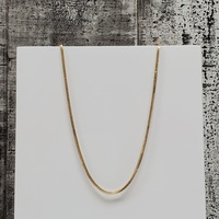 18.25" 14K Wheat Chain Necklace 