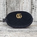 Gucci  Velvet Matelasse GG Marmont Belt Bag 75/30 Black 476484