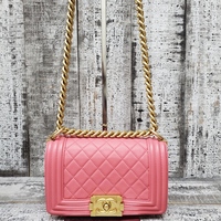 Chanel Mini Calfskin Quilted Pink