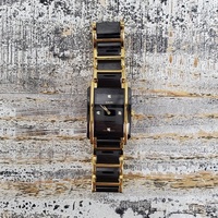 $2400 Rado Integral 153.0845.3 23mm Black and Gold Tone Ceramic / SS Watch