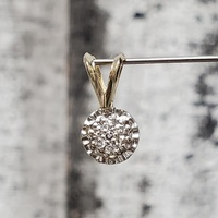 14K Diamond Pendant 