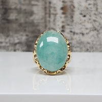 14K Scalle Jade Ring