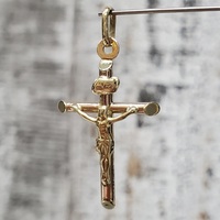 10K Crucifix Religious Pendant