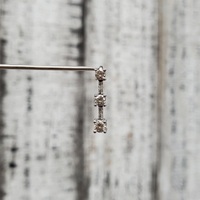 14K 3-Diamond Pendant
