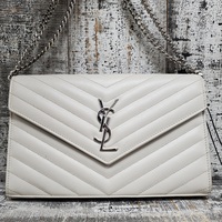 Saint Laurent Cassandre Envelope Chain Wallet