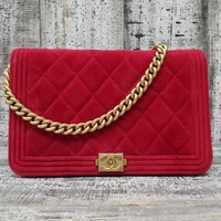 Chanel Small Velvet Boy Bag