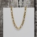 22" 10K Solid Figaro Link Necklace