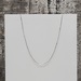 21" 10K Thin Box Link Necklace