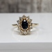 14K Sapphire Diamond Ring