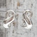 Silver Tiffany & Co. Infinity Earrings