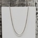 23.75" Silver Rope Chain Necklace