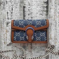 Gucci Women's Dionysus Super Mini Leather Crossbody Bag