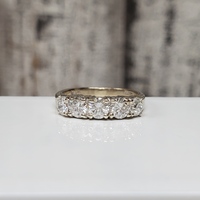 18K 5-Diamond Band Ring