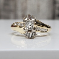 14K Diamond Ring