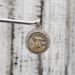 10K Diamond Cluster Liberty Coin Look A Like Pendant