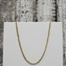 22.25" 14K Solid Curb Link Necklace