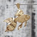 14K Fish Pendant