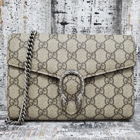 Gucci GG Supreme Monogram Mini Dionysus Chain Wallet
