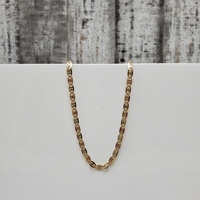 22" 10K TriColor Valentino Link Necklace