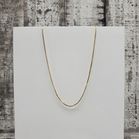 20" 14K Box Link Necklace