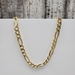 25" 14K Solid Figaro Link Necklace