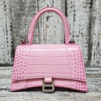  Balenciaga Pink Balenciaga Hourglass Small Leather Bag