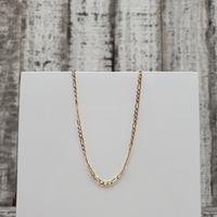 16.25" 14K Figaro Link Necklace