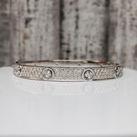 $13250 ICEBOX 14K Diamond Bracelet 