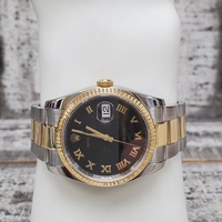 '06/'07 18K/SS 36mm Black Anniversary Dial Rolex Watch 116233 