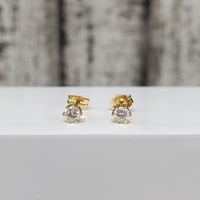 14K 6-Prong Friction Backs Stud Diamond Earrings