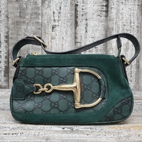 Gucci's Horsebit Hasler Green Hand Bag