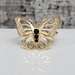 14K Butterfly CZ Ring