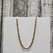 19.75" 14K TriColor Valentino Link Necklace