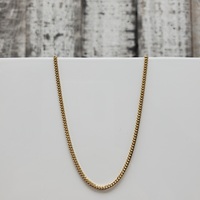 16" 14K Solid Cuban Link Necklace