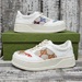 Gucci Women's GG Embroidered Sneakers Size 38.5