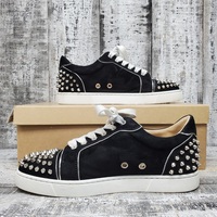 Size 38 Vieira 2 Black Suede Sneakers