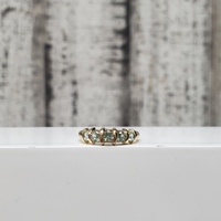 14K Green Stone Ring