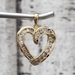 14K Diamond Heart Pendant