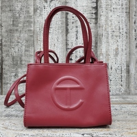 Telfar Small  Crossbody Oxblood Bag